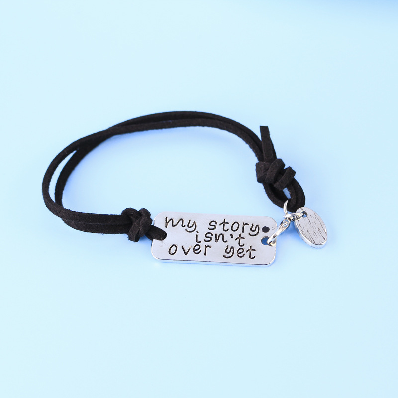 Mode Hommes Lettres Bracelet En Gros Alliage Bracelet D&#39;inspiration Nihaojewelry display picture 4