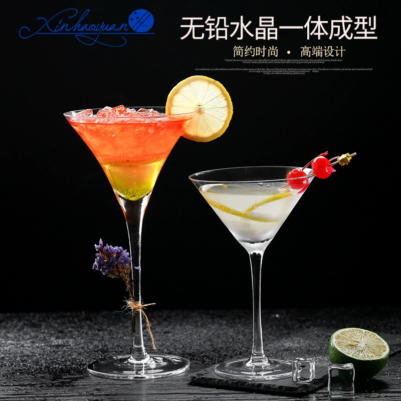 Cocktail artificial wineglass, glass