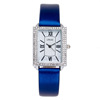 Fashionable rectangular watch, quartz belt, wish, Korean style, diamond encrusted