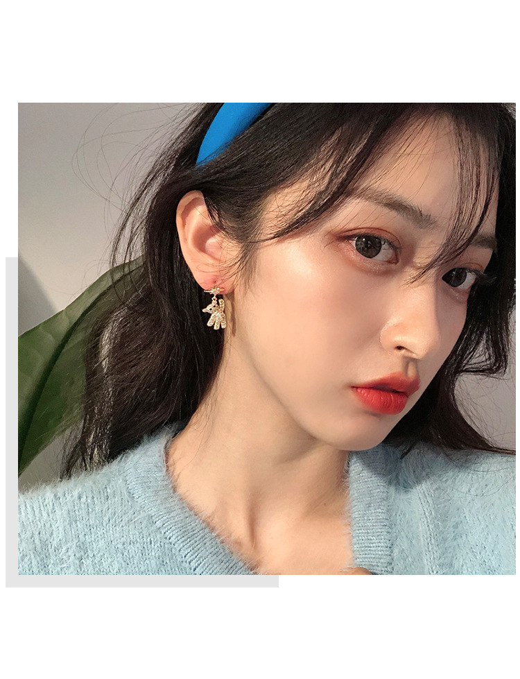 Korea Fashion New  Temperament  Love Long Tassel Earrings  Simple Silver Earrings Nihaojewelry Wholesale display picture 6