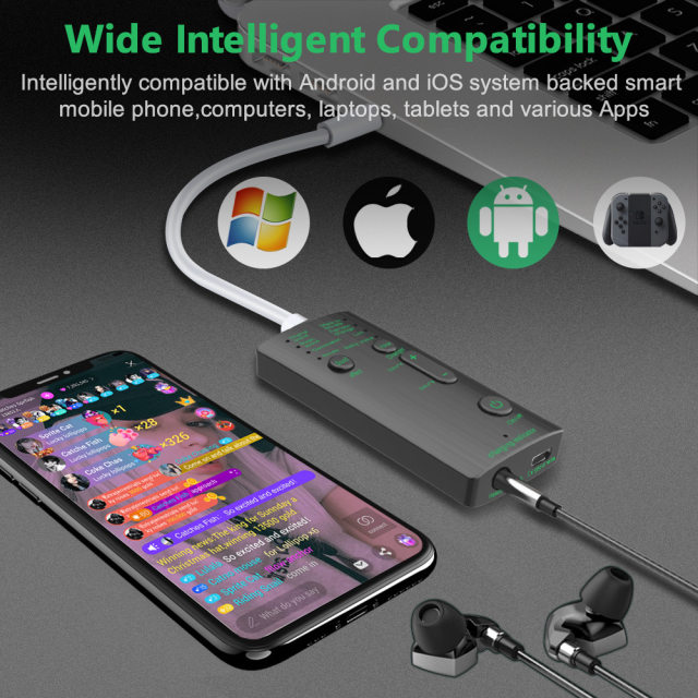 Mini Voice Changer Con Effetti Sonori - Per Gaming, Live, PC E Telefono, LED - Foto 8