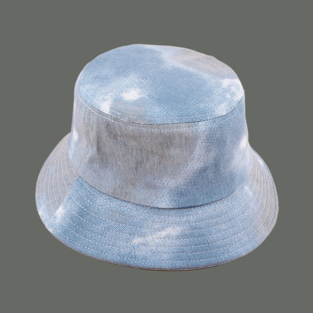 Korean Fashion Wild Tie-dye Fisherman Hat display picture 2