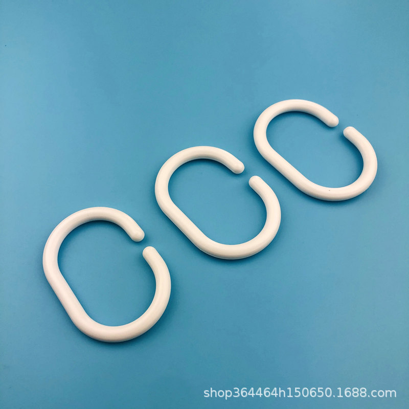 超市零食小挂钩 纸盒钩塑料展示挂条 饰品包装S挂钩 白色PVC吊勾