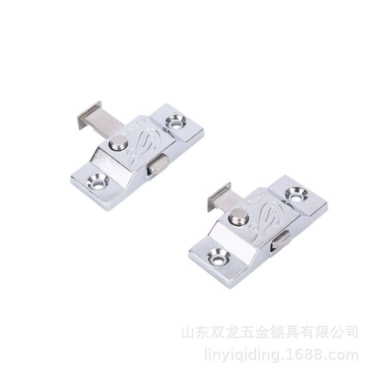 Zinc alloy middle window lock push -frame door -free door and window spring plug -in spontaneous bomb -type self -bouncing aircraft insertion lock anti -theft