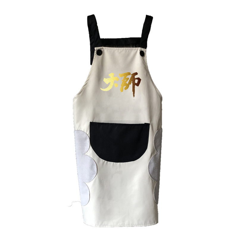 Casa delantal limpiable cocina antiincrustante a prueba de aceite adulto hombre y mujer moda manga de cocina japonesa cintura encantadora