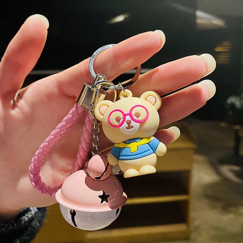 Creative cartoon doll, cute keychain, car keys, backpack, pendant, for beloved, Birthday gift