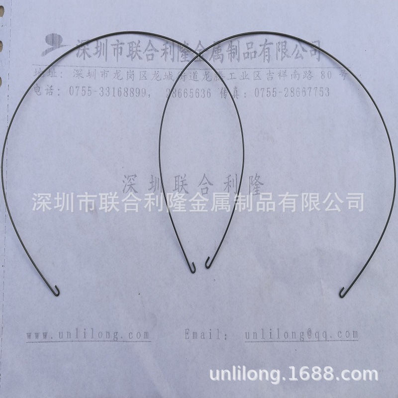 Titanium Ultralight Head mounted Headphone cable Headset Line memory Alloy steel 0.60.70.80.9 Cable length 265m