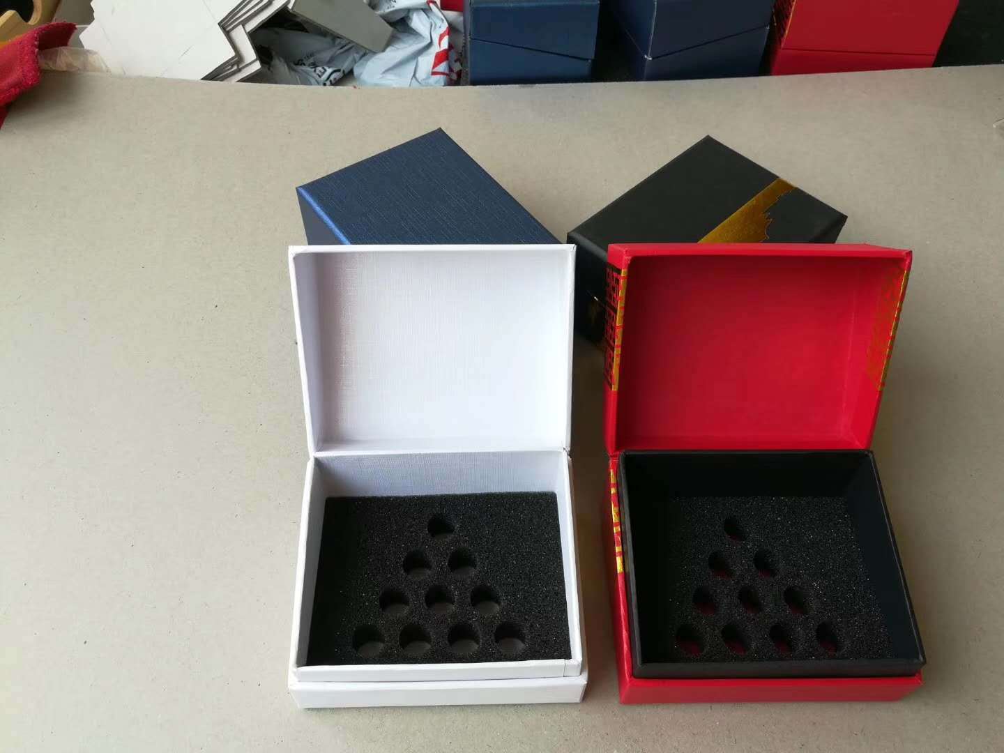 牛皮纸盒梯形礼盒手提礼品盒白色烟酒盒定制牛皮纸袋精油盒精装盒