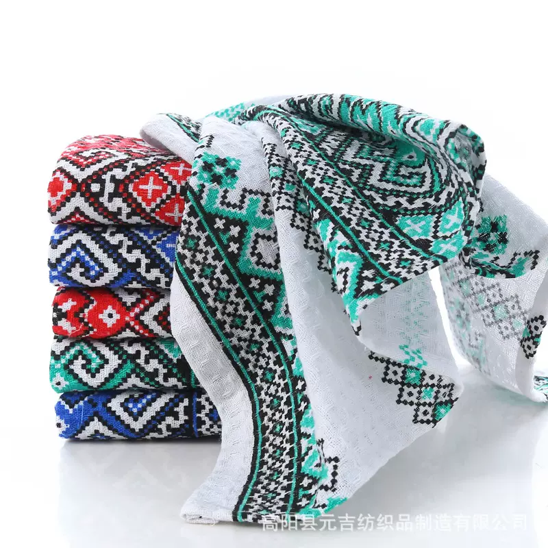 棉 印花 印刷 华夫格 42*68厘米 65克 厨房巾 茶巾