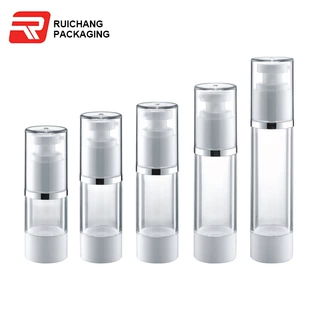 化妆品瓶 15ML/25ML/30ML/40ML/50ML 乳液真空瓶按压式圆泵头