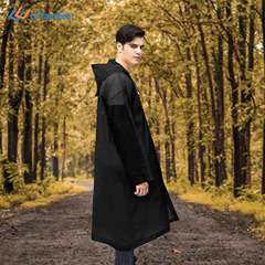 非一次性eva雨衣加厚 戶外徒步雨披加厚 旅遊連體電動車雨衣 成人