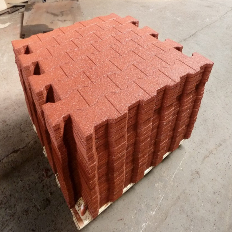 彩色户外橡胶地垫，马场橡胶地砖，工型户外运动橡胶地垫厂家J