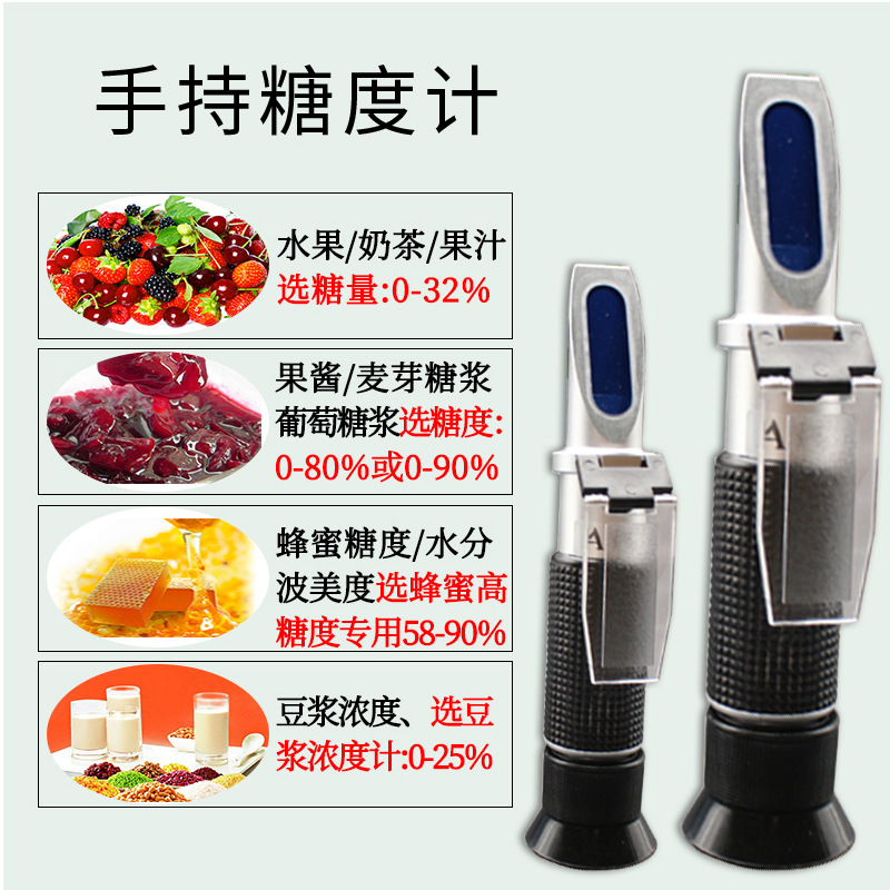 糖度/盐度/豆浆浓度计 仪锐 折光/冰点/折射/水果甜度测糖仪 厂家