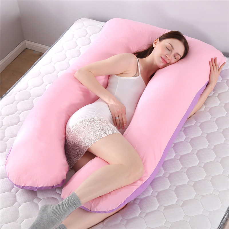 Soporte de cintura transfronteriza lado dormir en forma de U almohada apoyo del vientre almohada de enfermería Tmall Amazon suministro directo almohada de maternidad