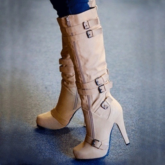 Solid Color Pattern Winter, Autumn Season Women's Gender Casual, Vacation Style Women's Casual Vacation Solid Color Round Toe Classic Boots