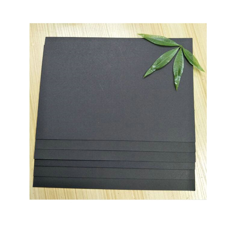 单面黑卡 灰底黑 黑卡厂家250克黑色灰面黑卡 供应南方黑卡
