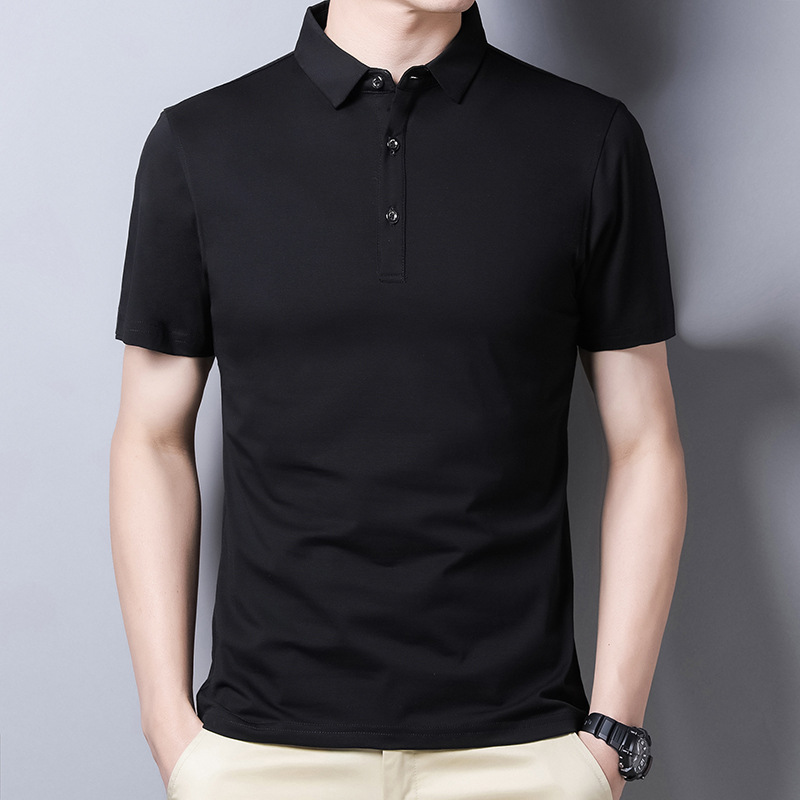 Polo homme en Coton peigné - Ref 3442847 Image 18