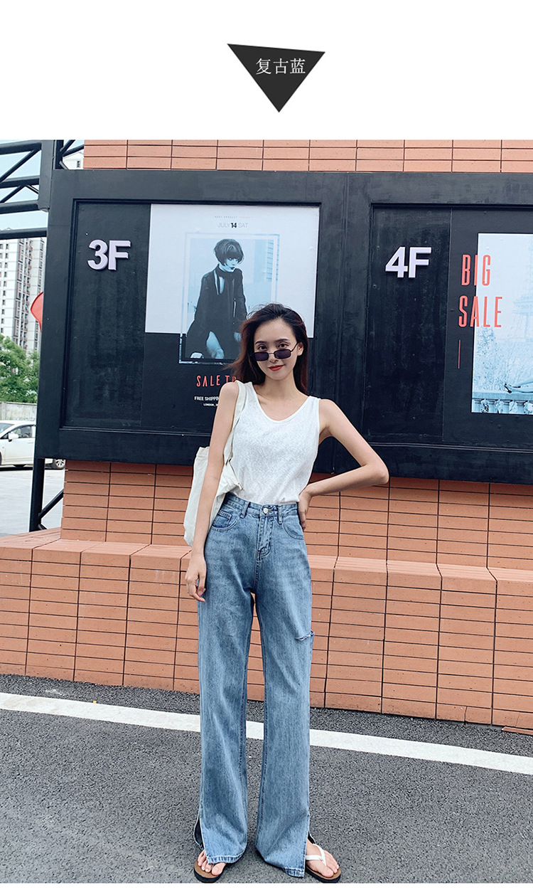 Pantalon léger femme en coton - Ref 3430258 Image 12