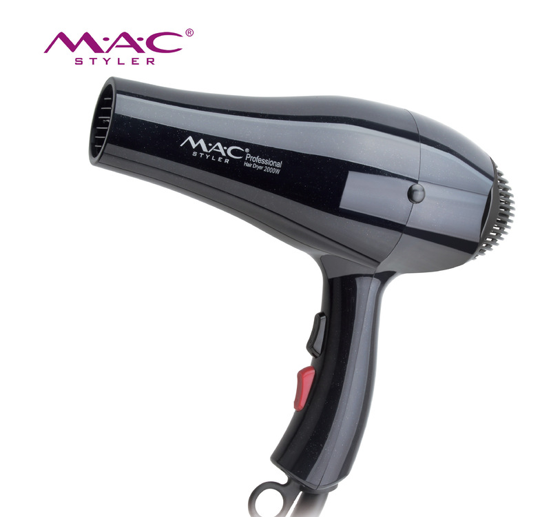 MAC New Design High Power Hair Dryer 2 Speed Temperature Colorful high quality Drop Resistant Cheap Hair Dryer