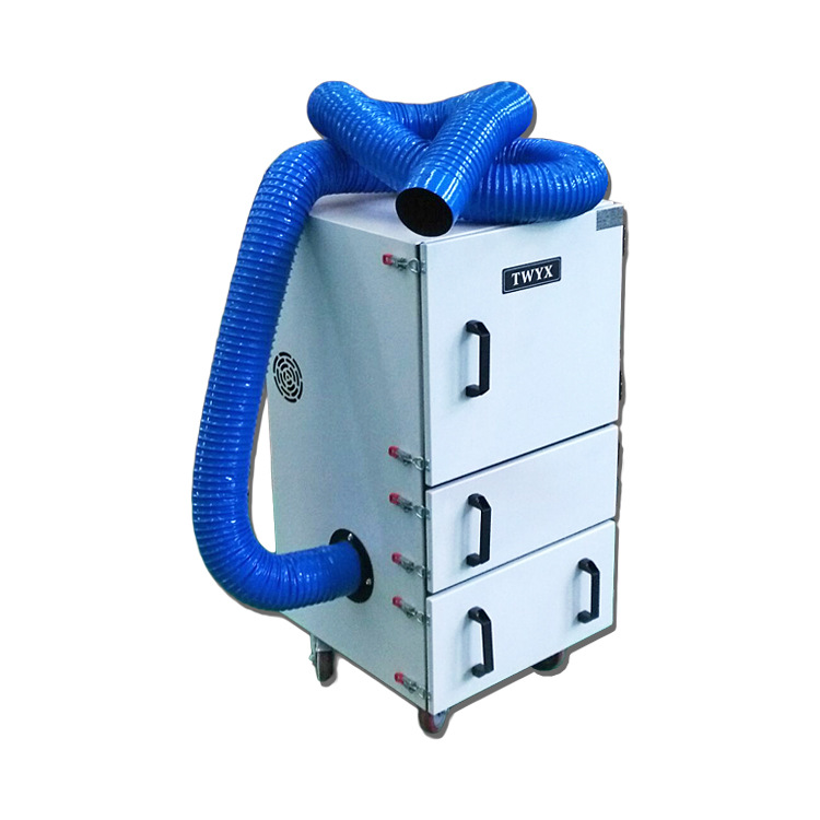 玻璃钢纤维毛刺粉尘收集器 脉冲反吹吸尘器