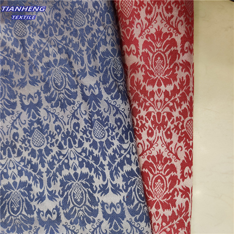 涤纶纬弹麦穗花提花女装童装外套西装连衣裙古装戏服舞台服饰面料