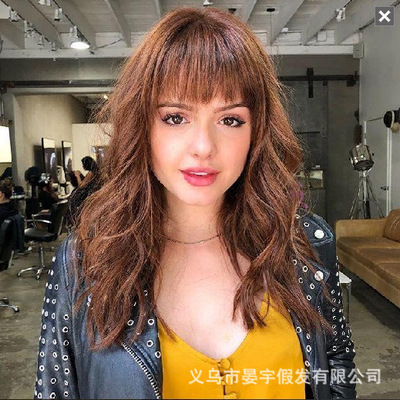 亞馬遜歐美時尚新款女士新款齊劉海 廠家現貨直銷壹件代發