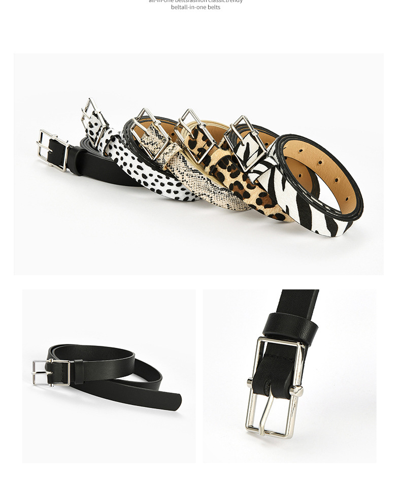 Wholesale Fashion Animal Pattern Buckle Belt display picture 7