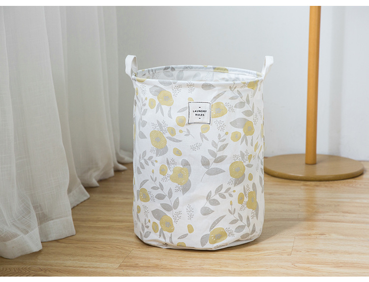 Simple Color Glower Printing Storage Bucket Wholesale Nihaojewelry display picture 9