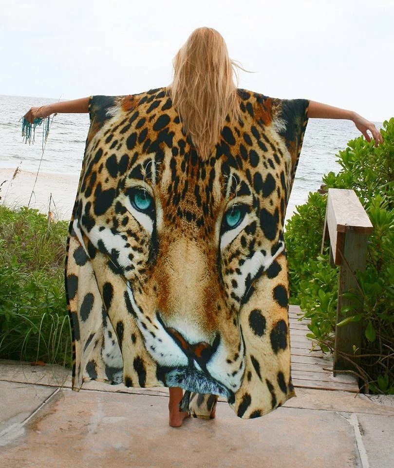 Nuevo Cuatro Lados Elástico Tigre Cardigan Cinturón Playa Protector Solar Bikini Venta Al Por Mayor Nihaojewelry display picture 16