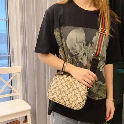 女士包包2020新款时尚百搭斜挎包双层拉链口袋实用小挎包女包批发|ms