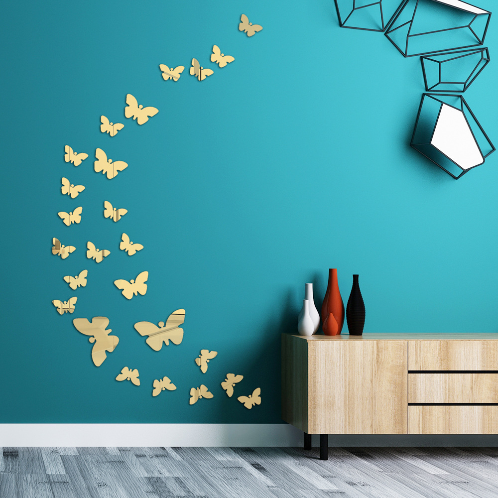 Pastoral Butterfly Arylic Wall Sticker display picture 5