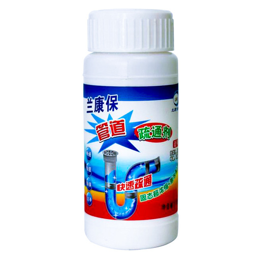 Powerful pipe dredging agent, kitchen sewer pipe unblocking, toilet blockage cleaning deodorant