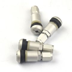 Car parts flat 525 car tires without inner tube vacuum aluminum valve core Aluminum valve core