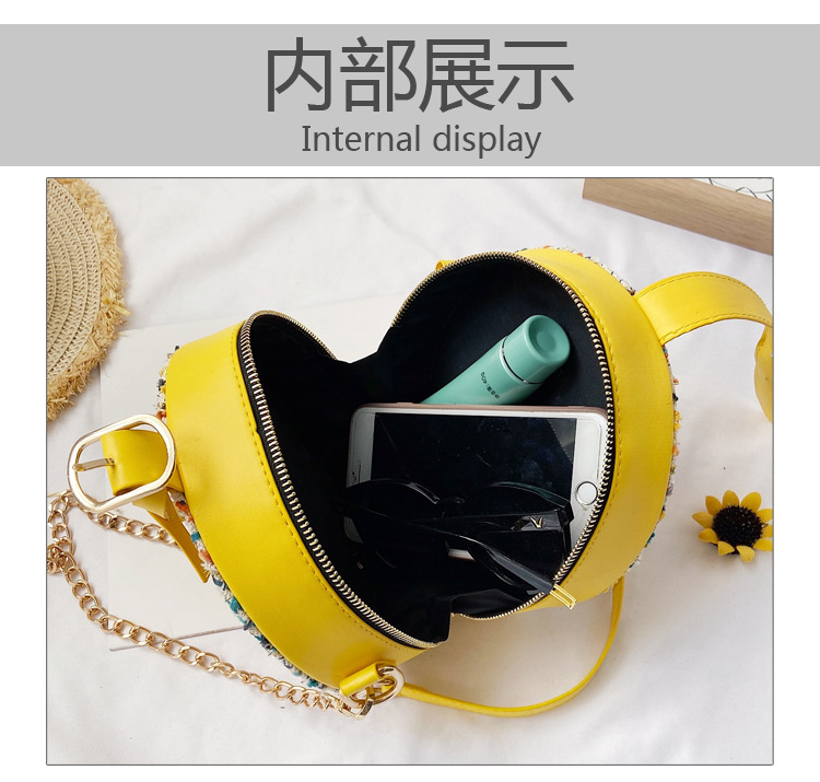 Korean Fashion Single Shoulder Messenger Small Round Bag display picture 26