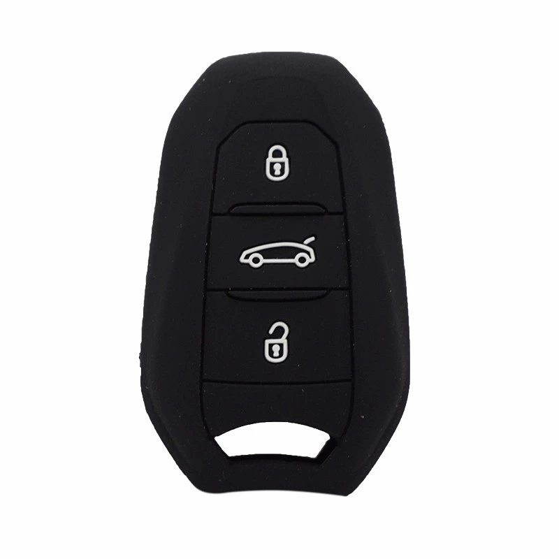 Подходящие для Citroen Peugeot 308 307 408 C4L C3XR ключ-элемент дистанционного управления, чехол из силикона стандартного размера