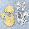 Metal cutting die, mold, dinosaur, handmade