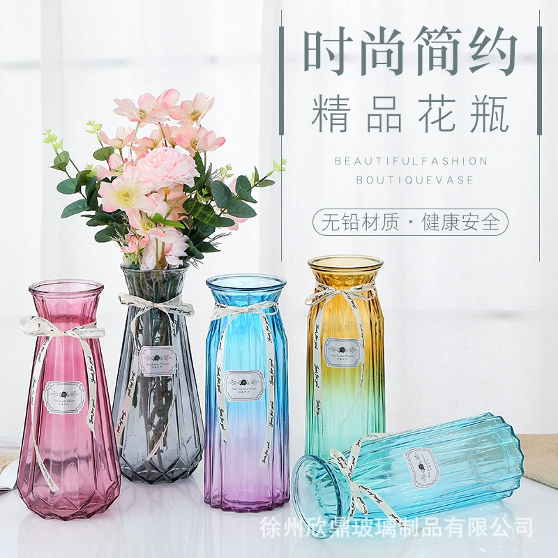 Оптовая Креативная Скандинавская Ваза Стеклянная Оригами Алмазная Ваза Гидропонная Большая Ваза Декоративная Стеклянная Ваза Оптовая