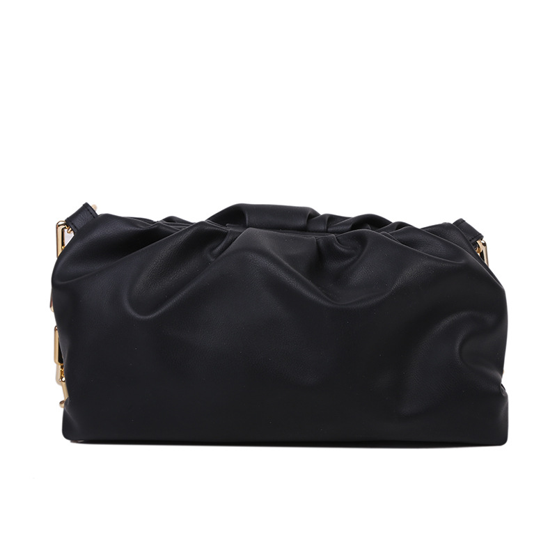 270g Weight Lock clasp Closure Type Single Shoulder Strap Strap Type Underarm Bag Bags Type Casual, Shopping Occasion Pu Leather Material Solid Color Pattern All Seasons Season Women's Gender Streetwear Style Medium Size Women's Medium Pu Leather Solid Color Streetwear Cloud Shape Lock Clasp Underarm Bag 51