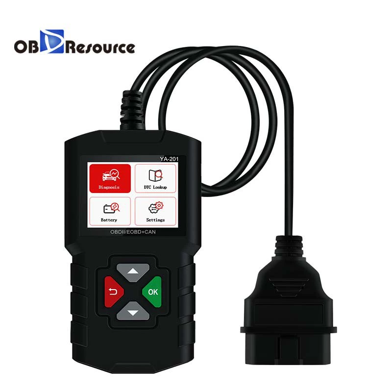 Интеллектуальный детектор неисправностей автомобиля OBD2 YA201 детектор отображения формы сигнала данных многоязычный опционально
