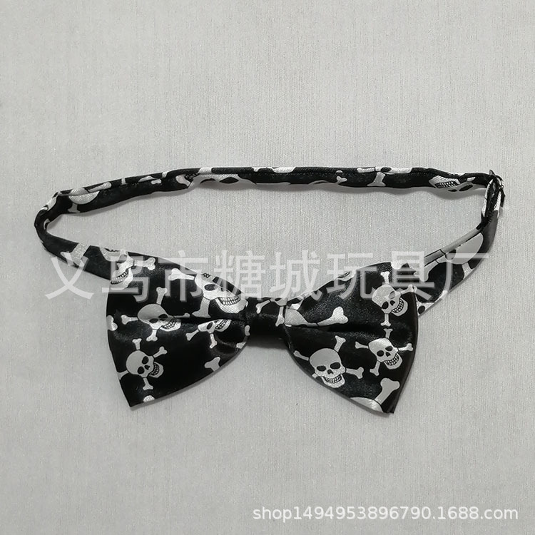 Halloween Ghost Festival pajarita Cosplay horror cráneo sangriento pajarita danza vampiro decoración props