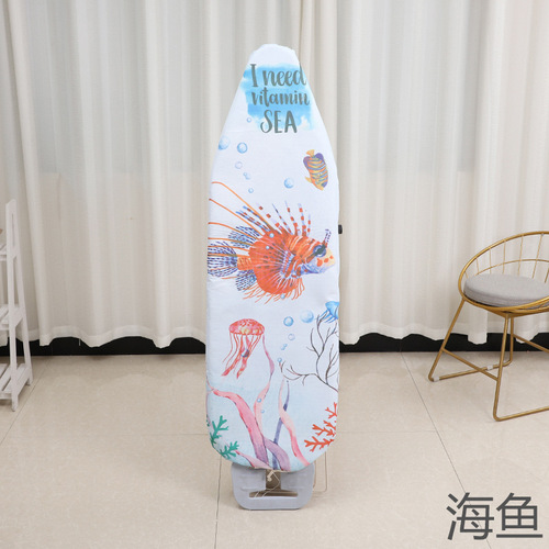 Amazon Wish Best Selling Ironing Cover Ocean Series Digital Printing Ironing Board Cover Heatproof Insulating Ironing Cover