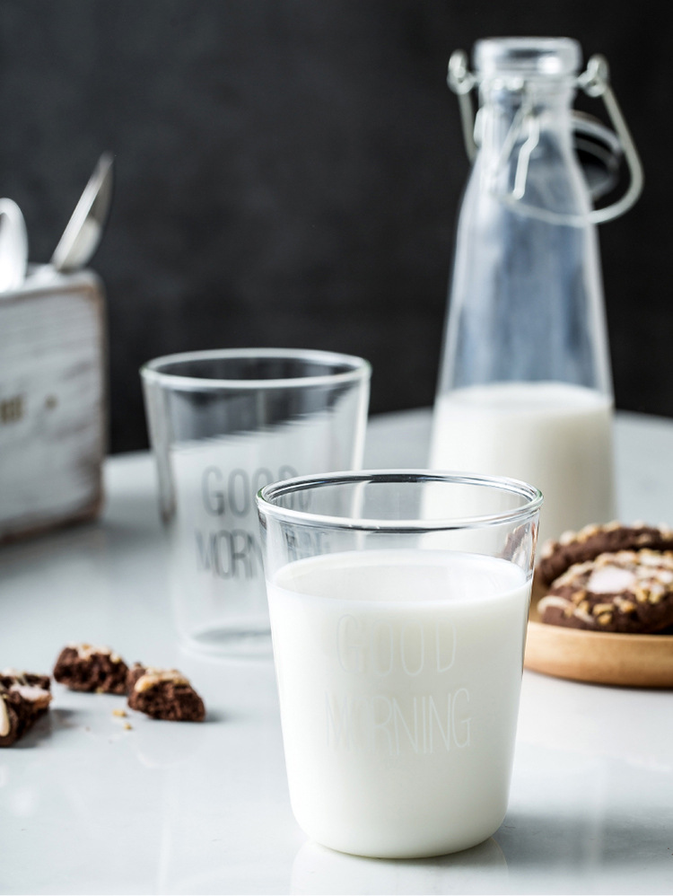 早晨杯Goodmorning早餐杯创意玻璃杯