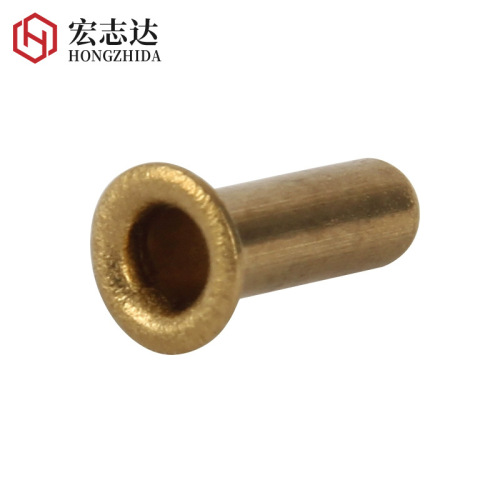 Copper rivets, hollow copper rivets, single pipe through-core copper rivets, soldered copper rivets, copper rivets for M1.7, M2, M3