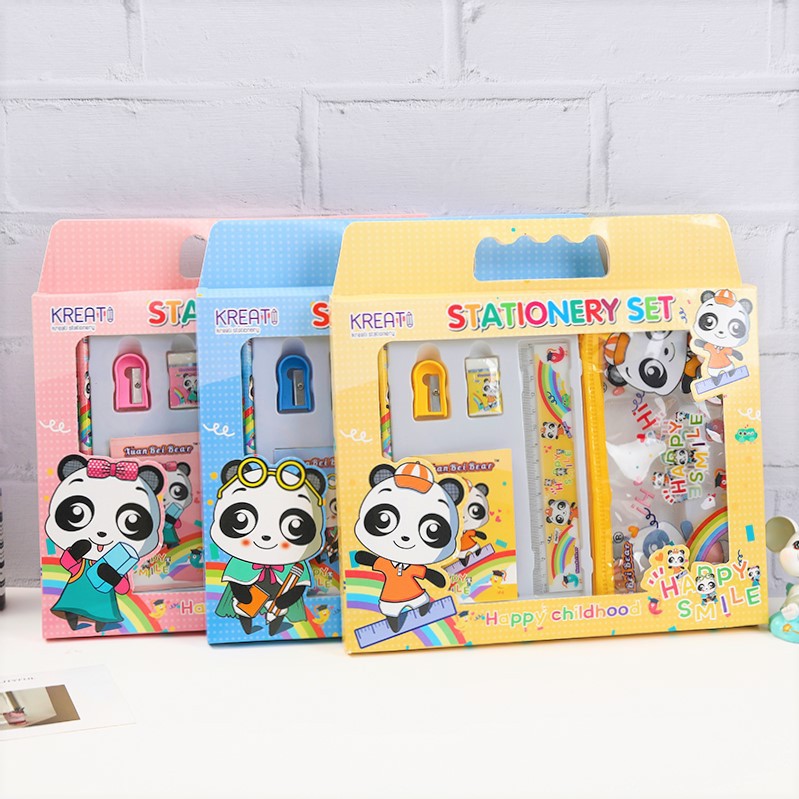 小学生文具套装儿童文具礼盒创意卡通文具袋组合奖品礼品礼包批发|ms