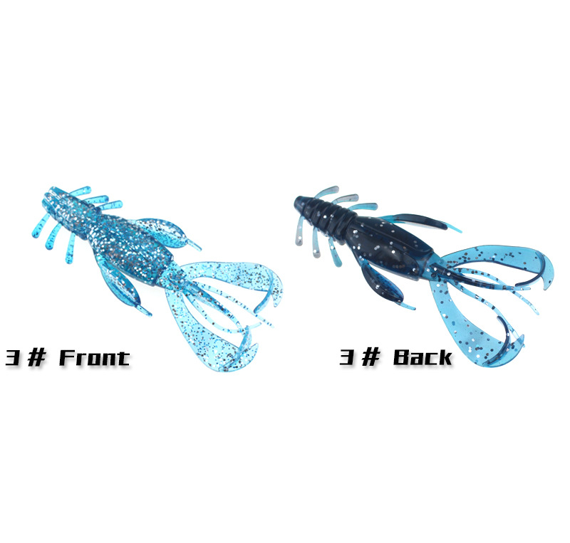 Soft Craws Fishing Lure Soft Baits Fresh Water Bass Swimbait Tackle Gear