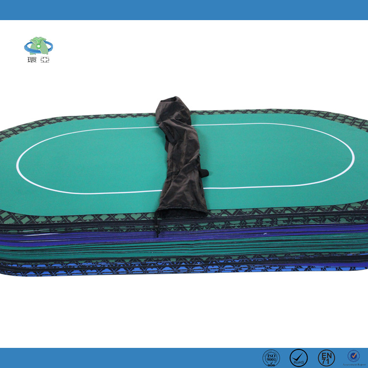 天然橡胶彩色印刷赌台垫扑克台垫麻将桌垫大型台垫