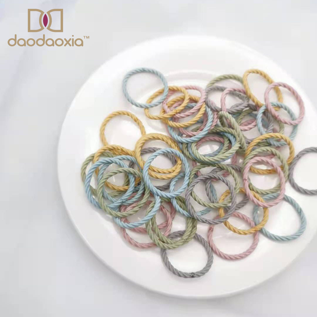 100 Korean Children's Non-injury Headbands,Cheap Macarons,Baby Headdresses,Rubber Bands,Small Fresh Hair Bands