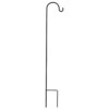 Shepherd Hook Iron Crafts Hook Garden Decoration Lantern Courtyard Hook Outdoor Rust Anti -Covering Polying Ringcop Candid Hook