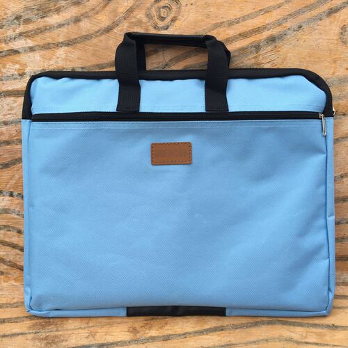 Canvas document bag zipper bag B4 large capacity portable information bag Korean male and female student document bag