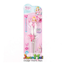 韩国珠珠的秘密不锈钢学习筷卡通吃饭练习筷矫正筷子